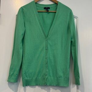 ⚫️ GAP Mint Green Women's Cardigan Sweater Size Medium